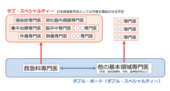 サブスペシャルティとダブル・ボードについて