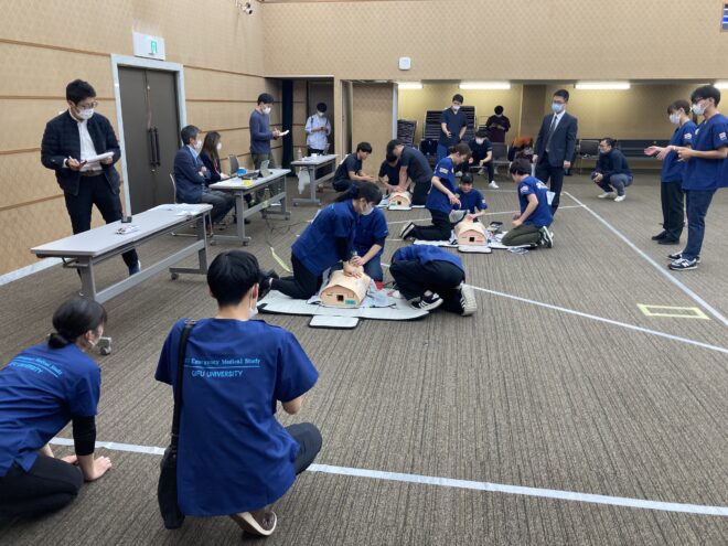決勝大会の様子 写真3（第9回 全国医学生BLS選手権大会）