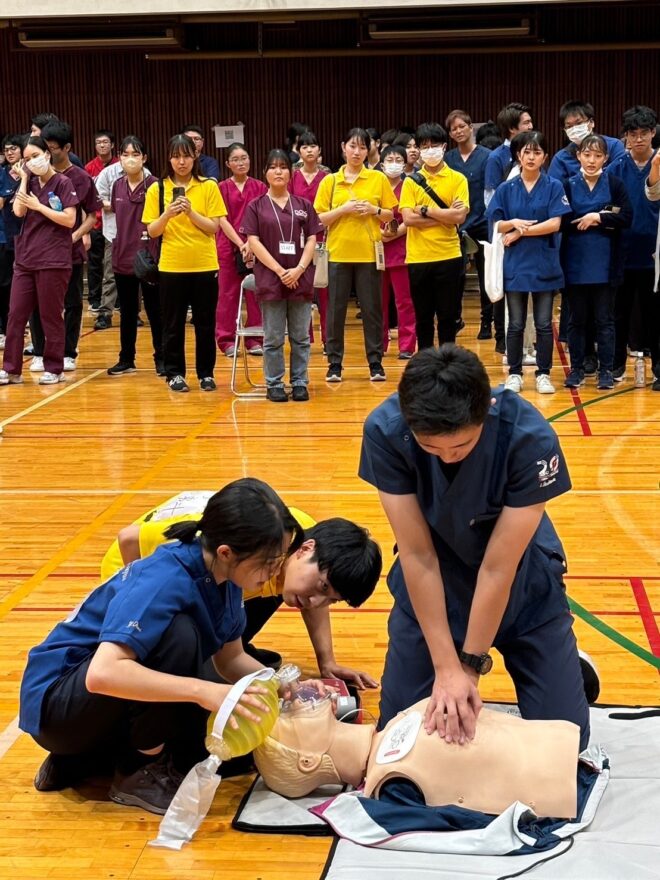 第10回 全国医学生BLS選手権大会の様子